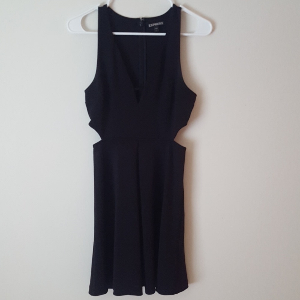 Size 4 Express Black Cocktail Dress